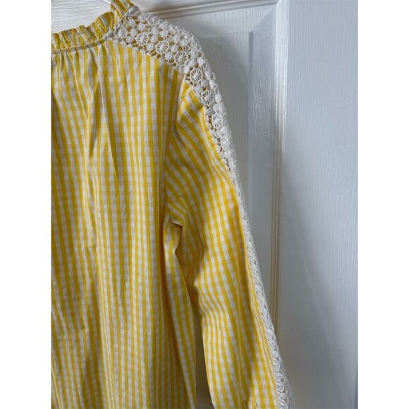 New Woman's Crown and Ivy Yellow Garden Party L/S Size P/M - Picture 5 of 5
